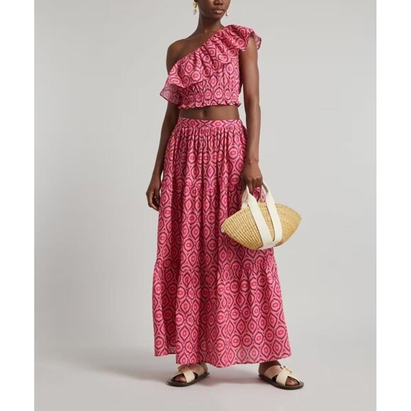 Maria De La Orden Luna Skirt in Pink - Picture 2 of 5